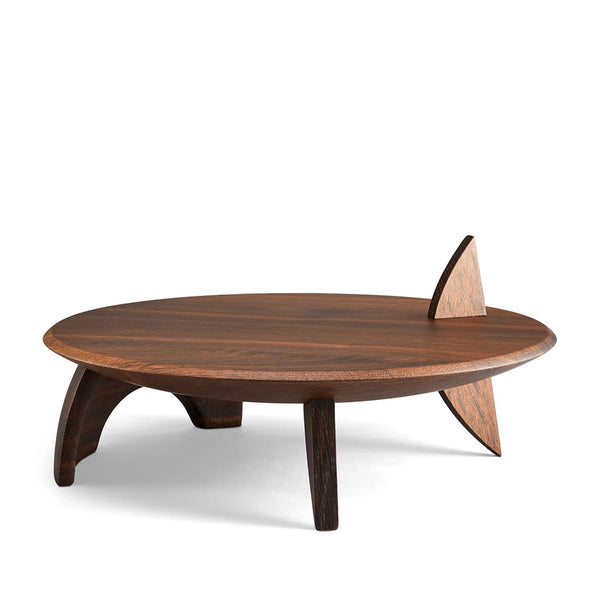 L'OBJET Kelly Behun Leaf Flat Platter on Stand