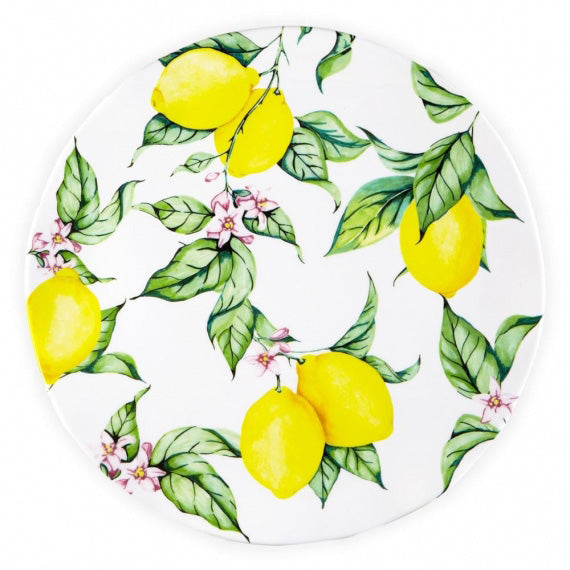 Q SQUARED Limonata Melamine Platter Set of 4