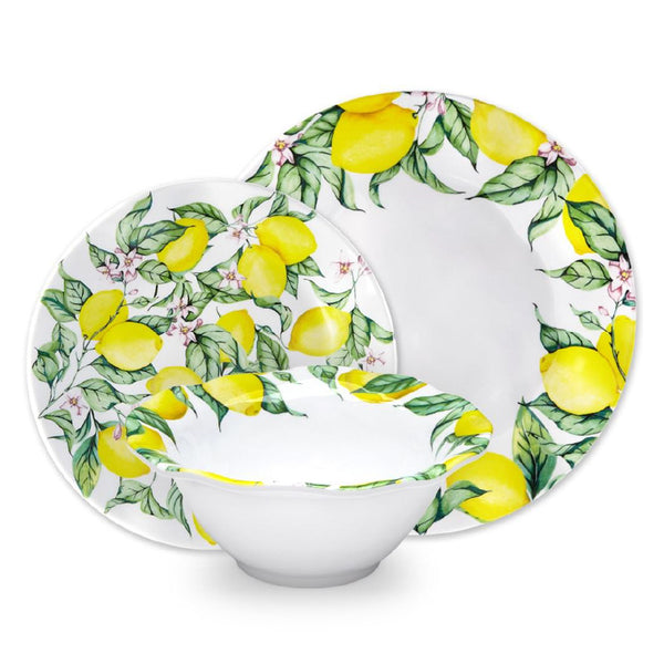 Q SQUARED Limonata Dinnerware Set
