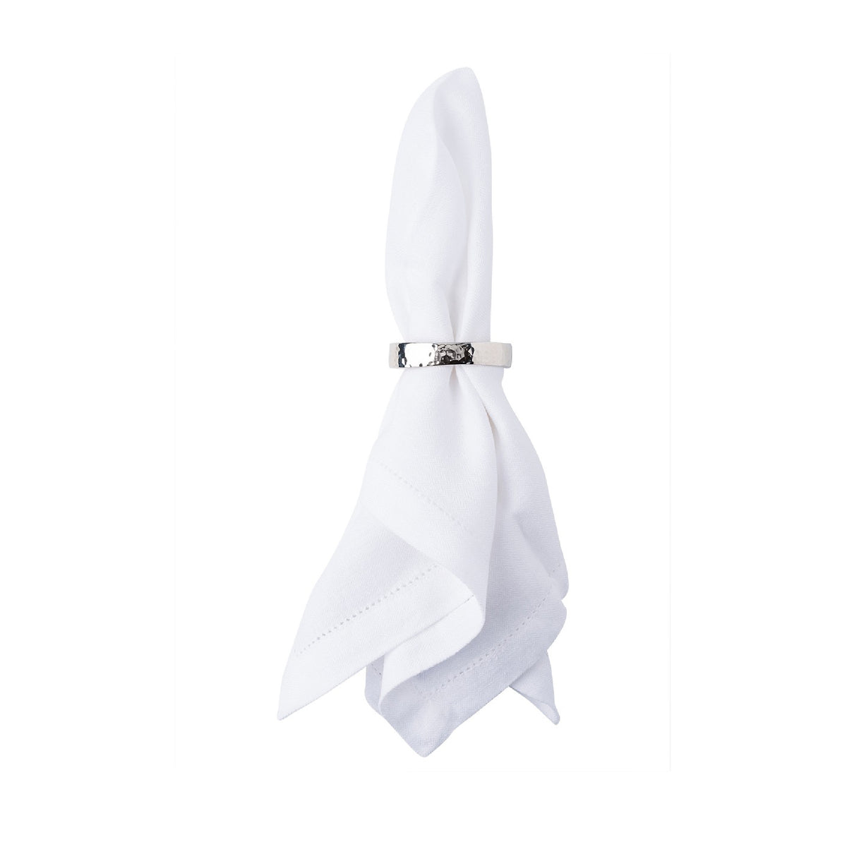 Puro Nickel Napkin Ring Set of 4