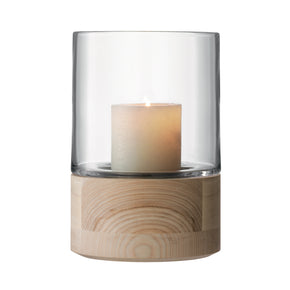 LSA INTERNATIONAL Lotta Lantern & Ash Base Set of 2