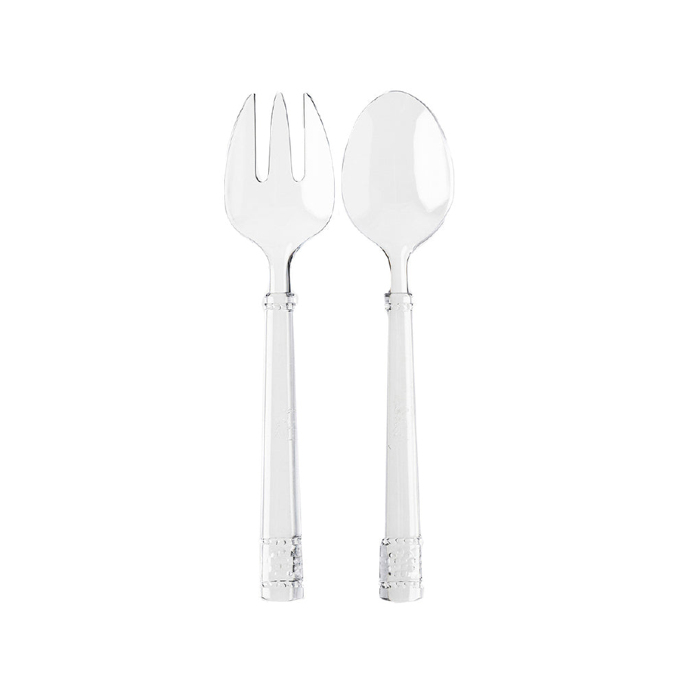 Isabella Arcylic Salad Servers Set Of 8