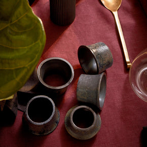 L'OBJET Terra Cuff Napkin Rings Set Of 4