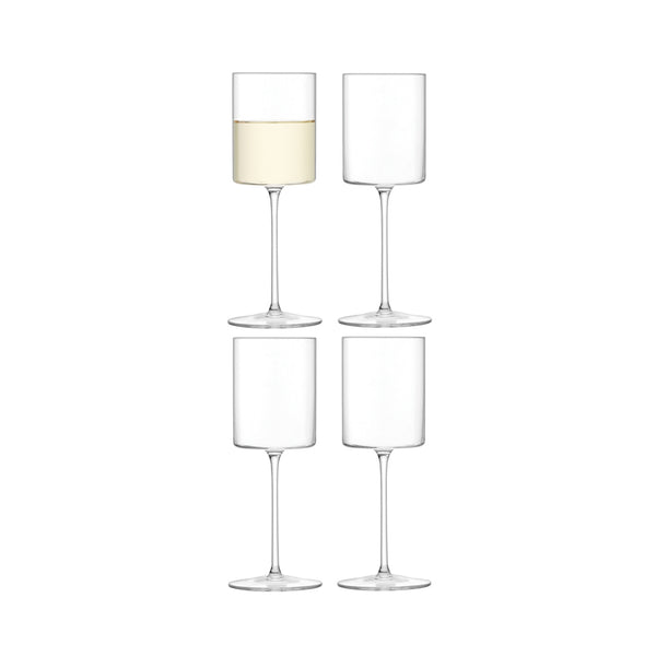 LSA INTERNATIONAL Otis White Wine Glass Set of 12
