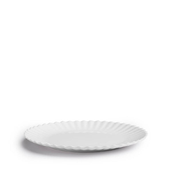 Q SQUARED Patio Luxe Lightweight White Salad Plate Set Of 4