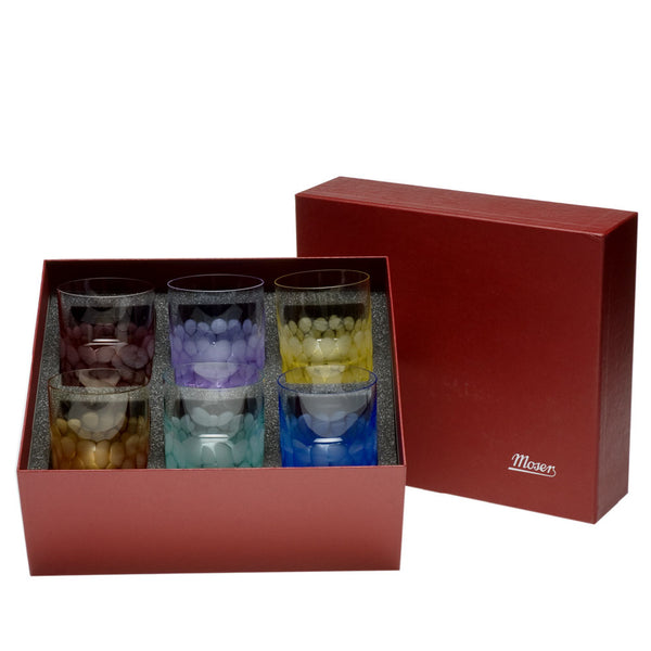 MOSER Pebbles Double Old Fashion Set Of 6
