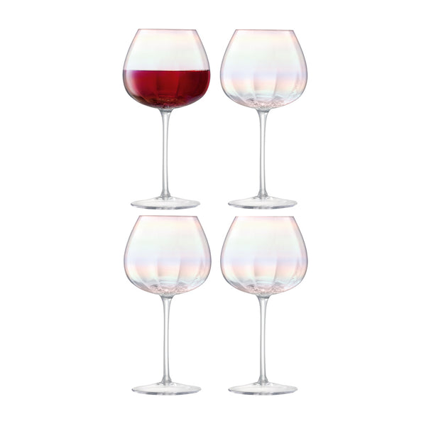 LSA INTERNATIONAL Pearl Red Wine Glass Set of 12