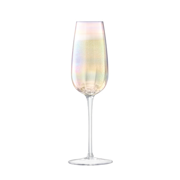 LSA INTERNATIONAL Pearl Champagne Flute Set of 12