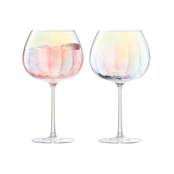 LSA INTERNATIONAL Pearl Balloon Goblet Set of 6