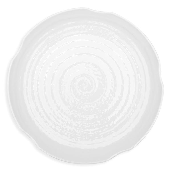 Q SQUARED Pearl Melamine Large Serving Platter Set of 4