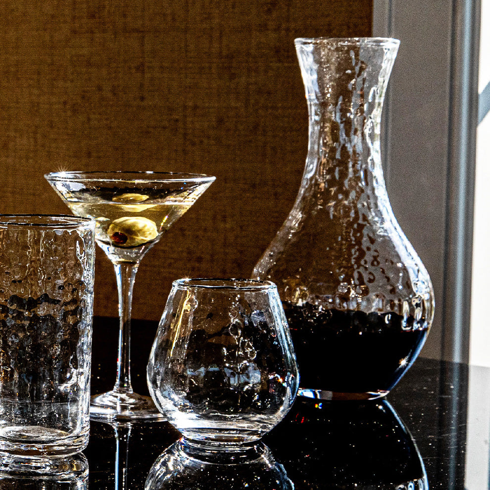 Puro Stemless Red Wine Glass Set Of 4