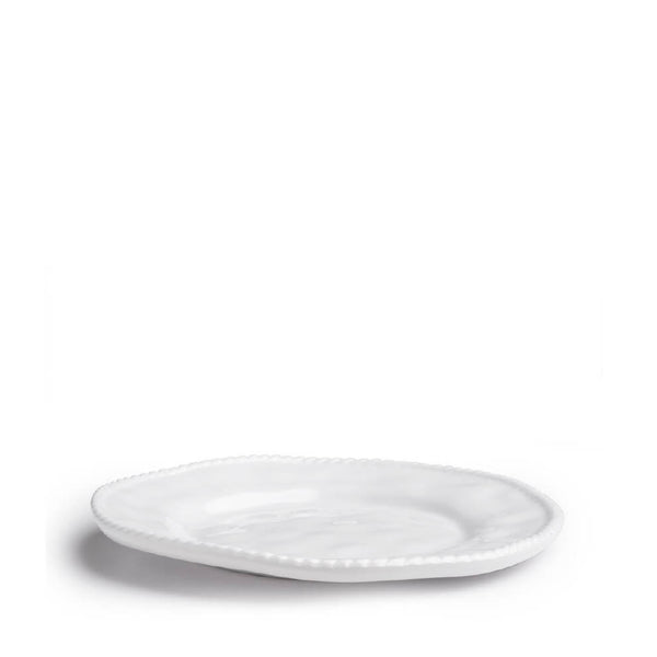 Q SQUARED Portsmouth Nautical White Melamine Salad Plate Set Of 4