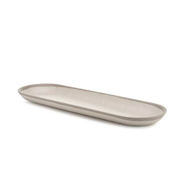 Q SQUARED Potter Stone Melaboo™ Long Oval Platter Set of 4