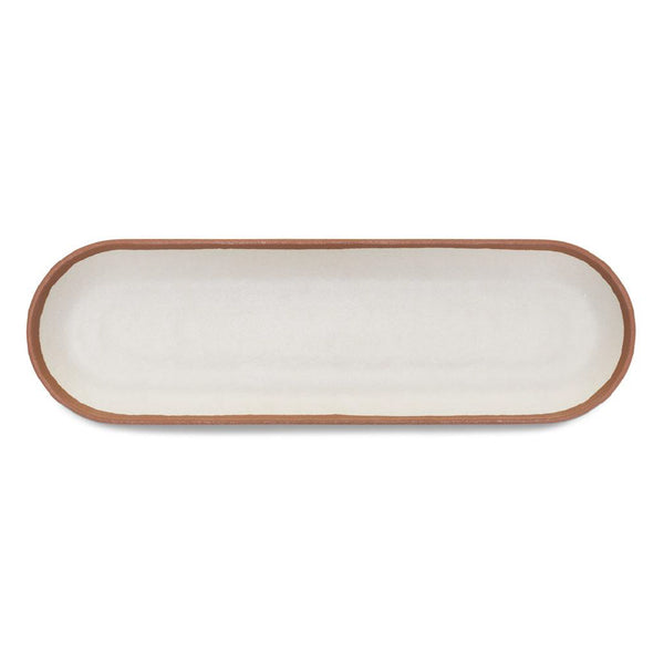 Q SQUARED Potter Stone Melaboo™ Long Oval Platter Set of 4