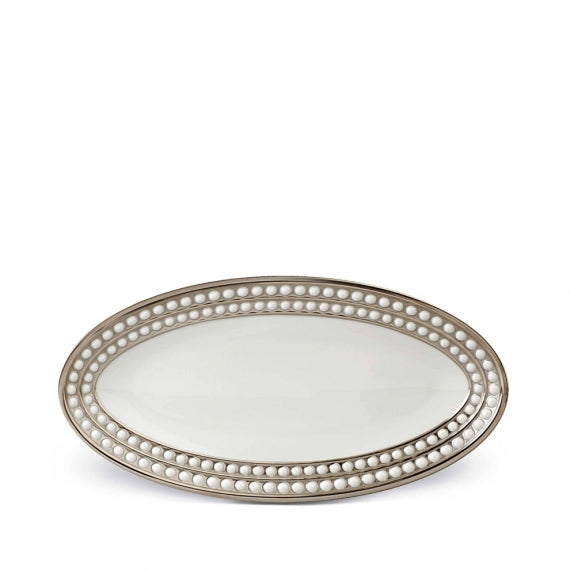 L'OBJET Perlee Oval Platter