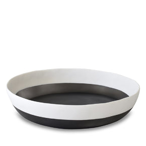 TINA FREY Two Color Extra Large Wide Bowl