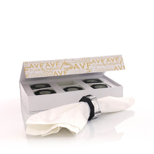 ALEXANDRA VON FURSTENBERG Bolt Dining Ring Set Of 6