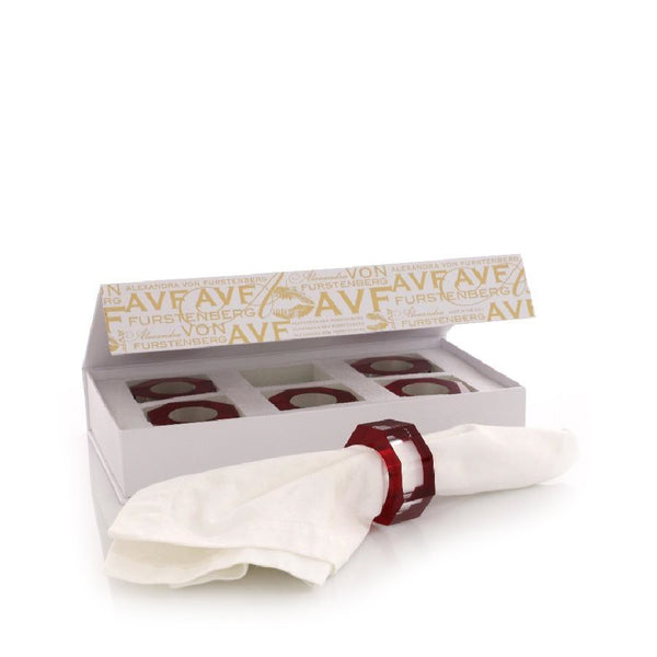 ALEXANDRA VON FURSTENBERG Bolt Dining Ring Set Of 6