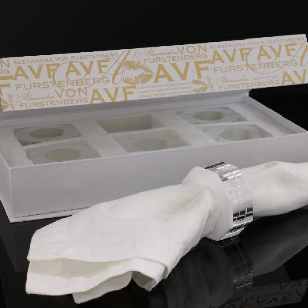 ALEXANDRA VON FURSTENBERG Bolt Dining Ring Set Of 6