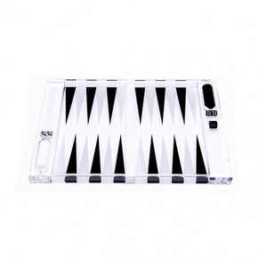 ALEXANDRA VON FURSTENBERG Rockwell Backgammon Set - Black & White