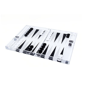 ALEXANDRA VON FURSTENBERG Rockwell Backgammon Set - Black & White
