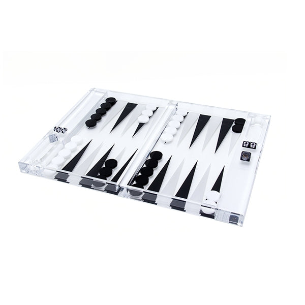 ALEXANDRA VON FURSTENBERG Rockwell Backgammon Set - Black & White