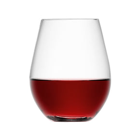 LSA INTERNATIONAL Wine Stemless Red Wine Glass Set of 16