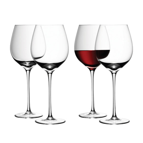 LSA INTERNATIONAL Wine Red Wine Glass Set of 12