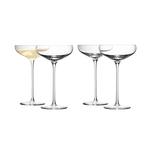 LSA INTERNATIONAL Wine Champagne Saucer Set of 12
