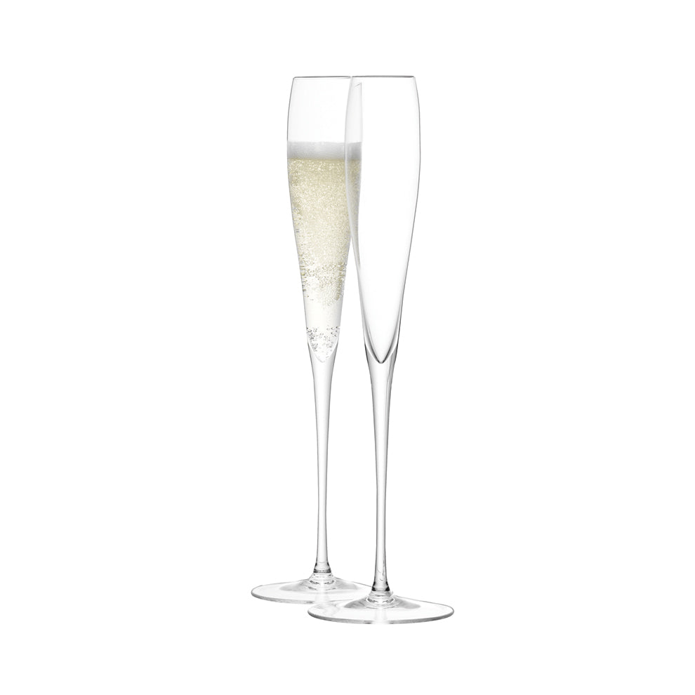 Grand Champagne Flute x 2 3.5oz, Clear | Wine | LSA Drinkware
