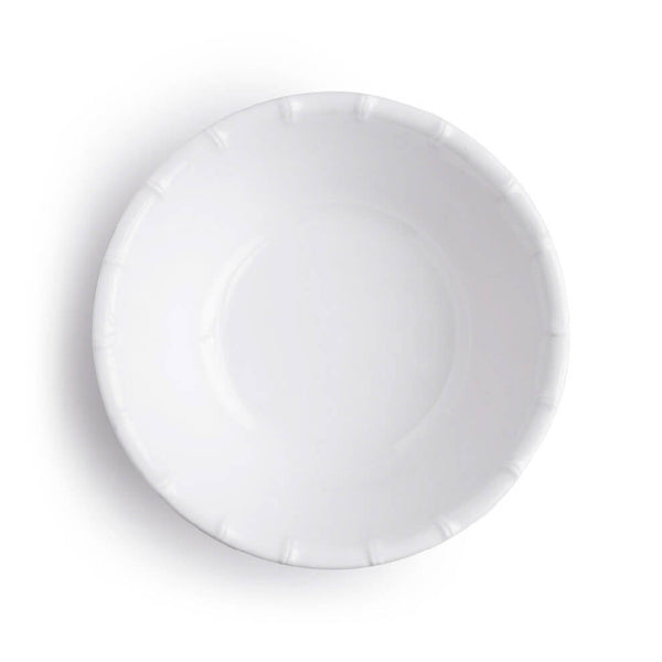 Q SQUARED Zen Bamboo White Melamine Personal Bowl Set Of 4
